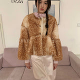 UNOSA Babydoll Fawn Deer Coat