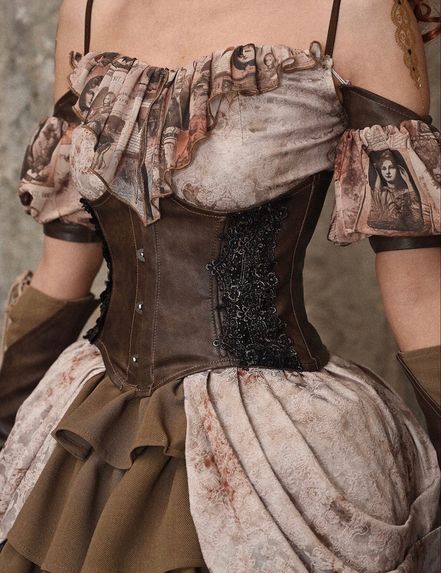 Get trendy with [Blood Supply] Dragon Era steampunk PU corset belt - Crop Top available at Peiliee Shop. Grab yours for $38 today!