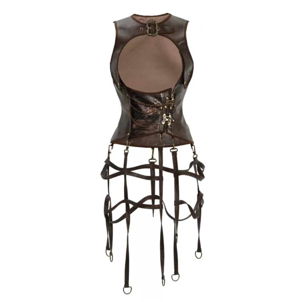 Get trendy with [Blood Supply] Dragon Era steampunk PU Corset Vest - Crop Top available at Peiliee Shop. Grab yours for $52 today!