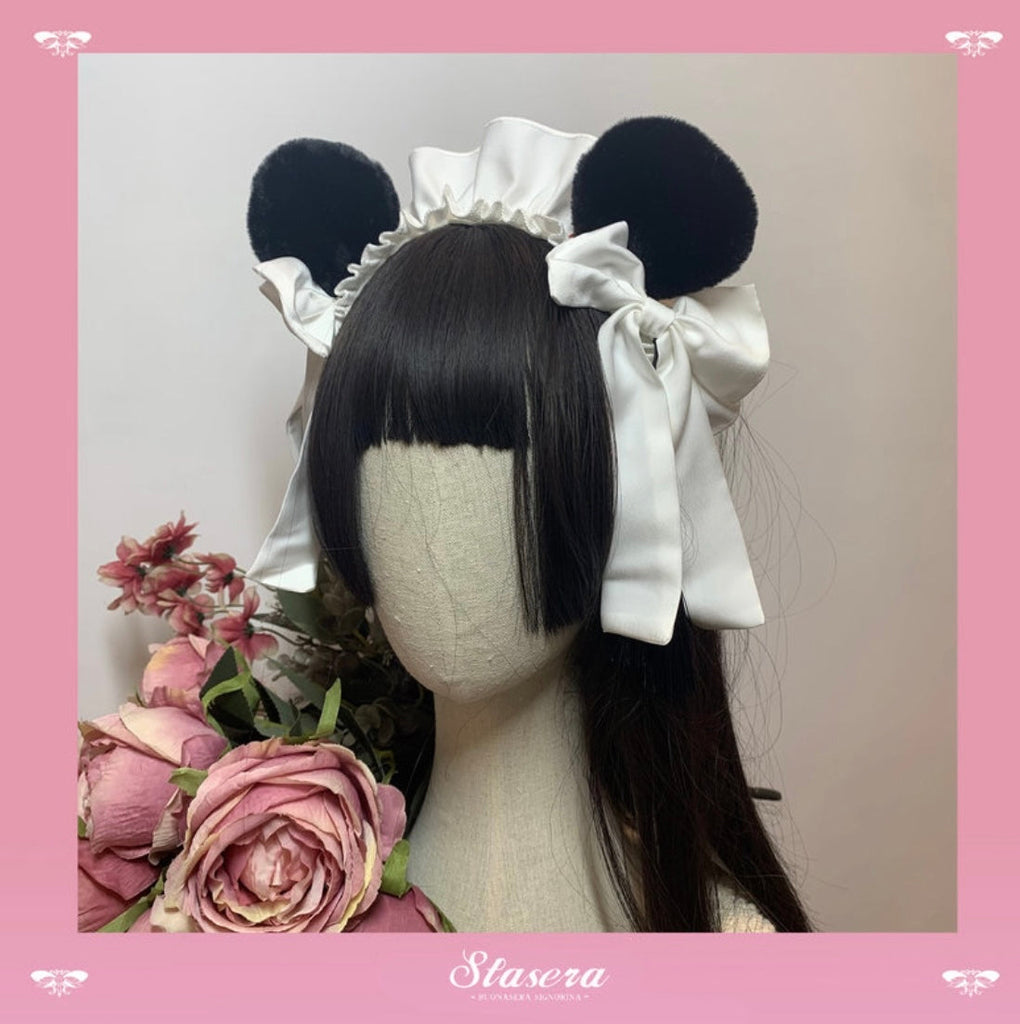Panda Maid Lolita Dress(with an apron) - Premium  from Stasera - Just $64! Shop now at Peiliee Shop