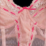 Get trendy with Lady amour pink lace bra top -  available at Peiliee Shop. Grab yours for $14 today!