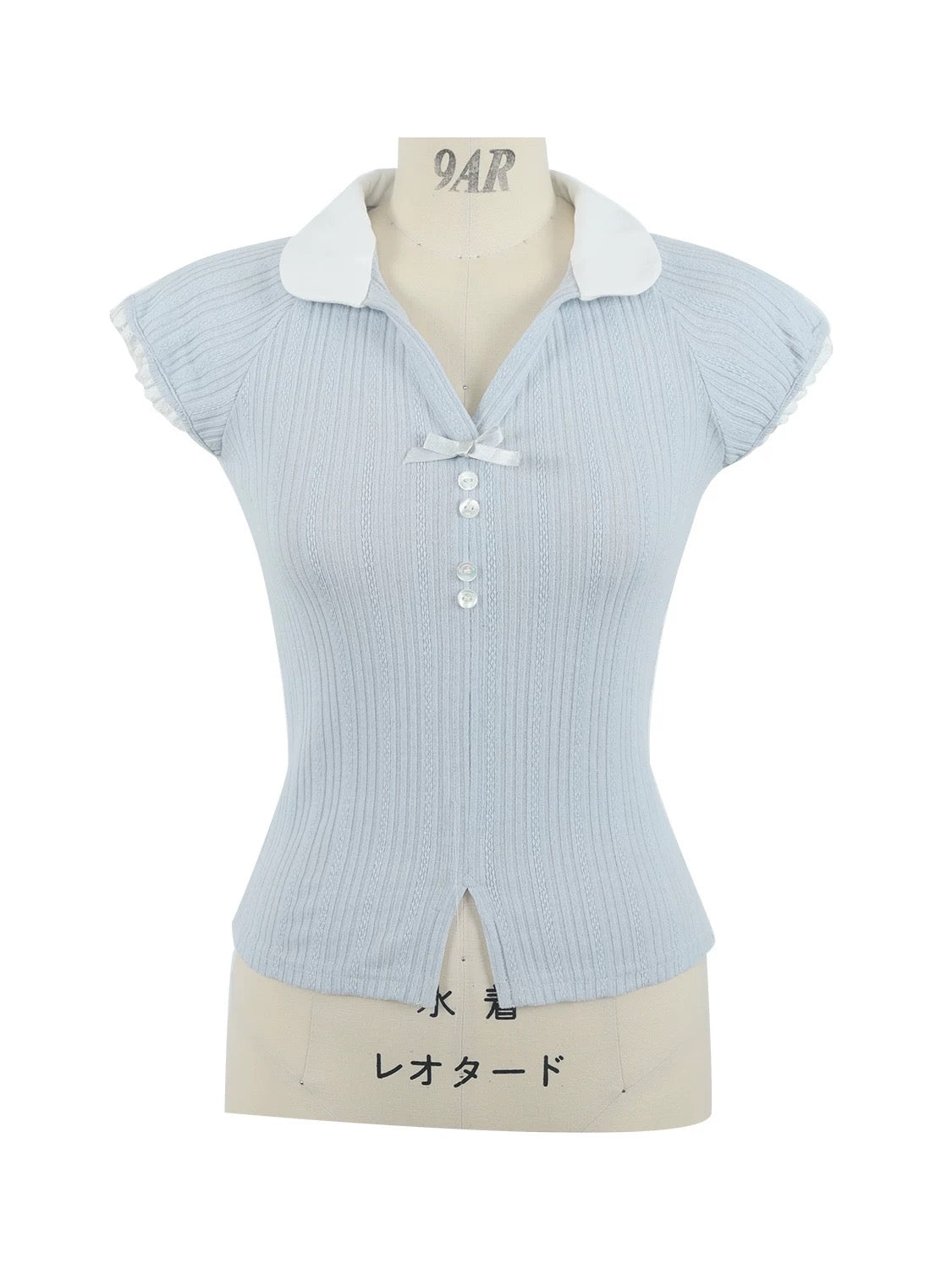 Get trendy with [Mummy Cat] Pastel Babydoll Ribbon Shirt - Corset available at Peiliee Shop. Grab yours for $36 today!