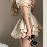 Get trendy with Nololita Hallucination Rose Dress Set - Dress available at Peiliee Shop. Grab yours for $79.90 today!