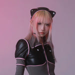 Get trendy with [Evil tooth]Mechanical Cat Ears Leather Headband - Headband available at Peiliee Shop. Grab yours for $27 today!