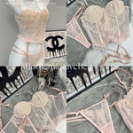 Get trendy with Ballet Girl Lace Corset Set bodysuit -  available at Peiliee Shop. Grab yours for $20 today!