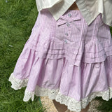 Pacific Position | Travel Journey Lavender Melody Cotton Skirt