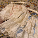 August Unicorn Rococo Lace 2 ways of wearing Cami top or mini skirt