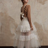 Fa Sogno Voyage en Velours Low Back Velvet Blouse