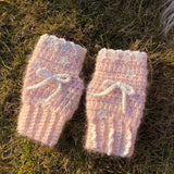 Get trendy with [Customized Handmade] Winter Soft Land Knitted Gloves -  available at Peiliee Shop. Grab yours for $24.80 today!