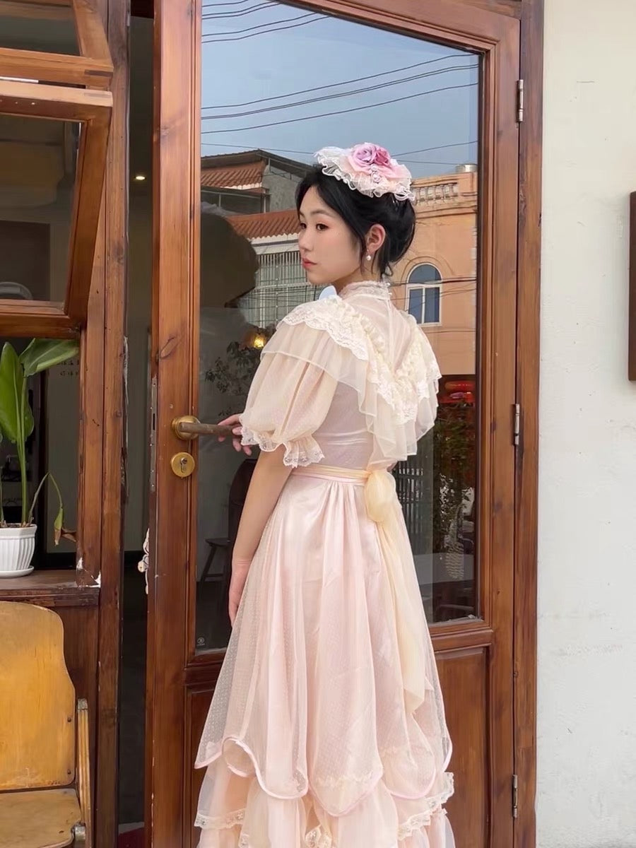 Get trendy with Princess Stella Vintage Dress Gown - Dresses available at Peiliee Shop. Grab yours for $55 today!