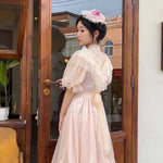 Get trendy with Princess Stella Vintage Dress Gown - Dresses available at Peiliee Shop. Grab yours for $55 today!