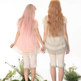 Rose Island Moss Garden Nighty Night Babydoll Mini Dress Top