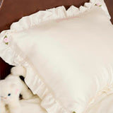 Sleepy Fairy Garden In Paris 100% Silk Pillow Case