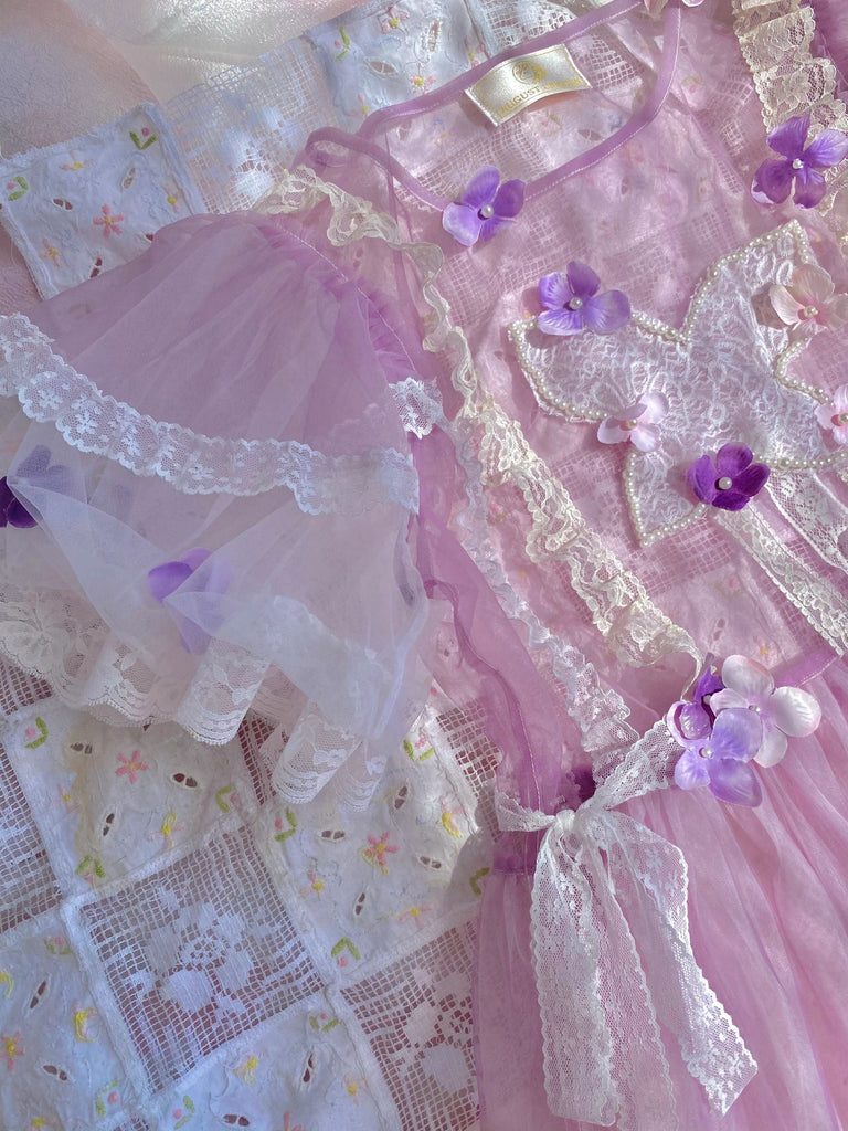 [August Unicorn] Handmade Flower Fairy Lavender Dress - Premium Dresses from August Unicorn - Just $195! Shop now at Peiliee Shop