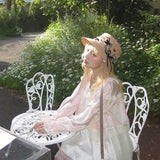 August Unicorn Doll Core Silk Blouse