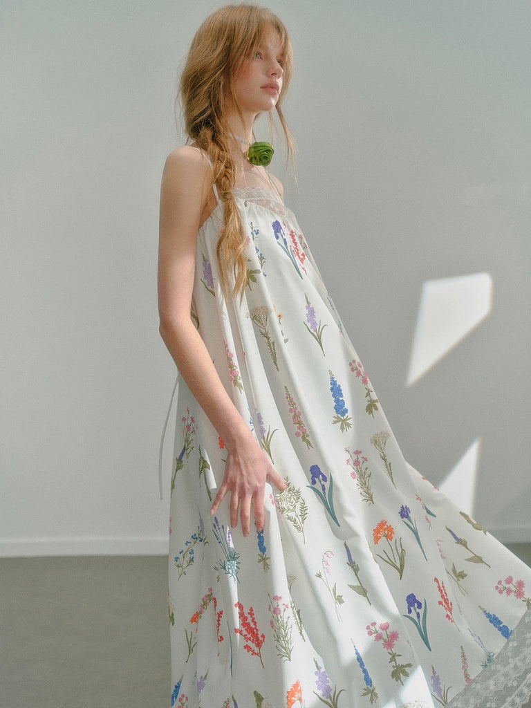 Get trendy with [UNOSA] Forest Flora Gown Midi Dress -  available at Peiliee Shop. Grab yours for $78 today!