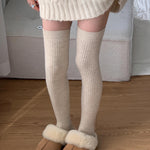 Get trendy with Autumn Milk Tea Over Knee Socks Leg Warmer - Socks available at Peiliee Shop. Grab yours for $8.90 today!