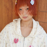 Sleepy Fairy Floral Deer Hoodie And Flare Pants Set