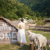 Get trendy with [Tailor Made] Angelic Moment Handmade Cotton Dress -  available at Peiliee Shop. Grab yours for $89 today!