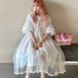 Get trendy with [August Unicorn] The Dream - Silk handmade vintage outer dress gown - Dresses available at Peiliee Shop. Grab yours for $168 today!