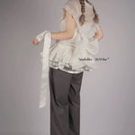 Get trendy with NoLolita 24SS Grey Angel Dress Cardigan Set -  available at Peiliee Shop. Grab yours for $12 today!