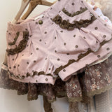 Rose Island Strawberry Brownie Shorts