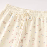 Sleepy Fairy Floral Deer Hoodie And Flare Pants Set