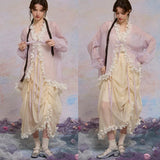 [Lactose Studio] Garden Poem Lightweight Sheer Cardigan