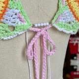 [Customized Hand Knitted] Hawaii Crush bikini top