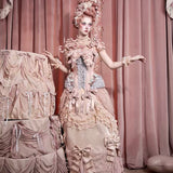 Blood Supply Pink Baroque Cake and Ribbon Corset