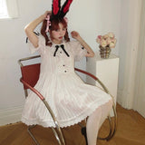 August Unicorn Wonderland Maid Stripe Dress