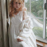 Sublunary Swan Lake Silk Sleeveless Gown