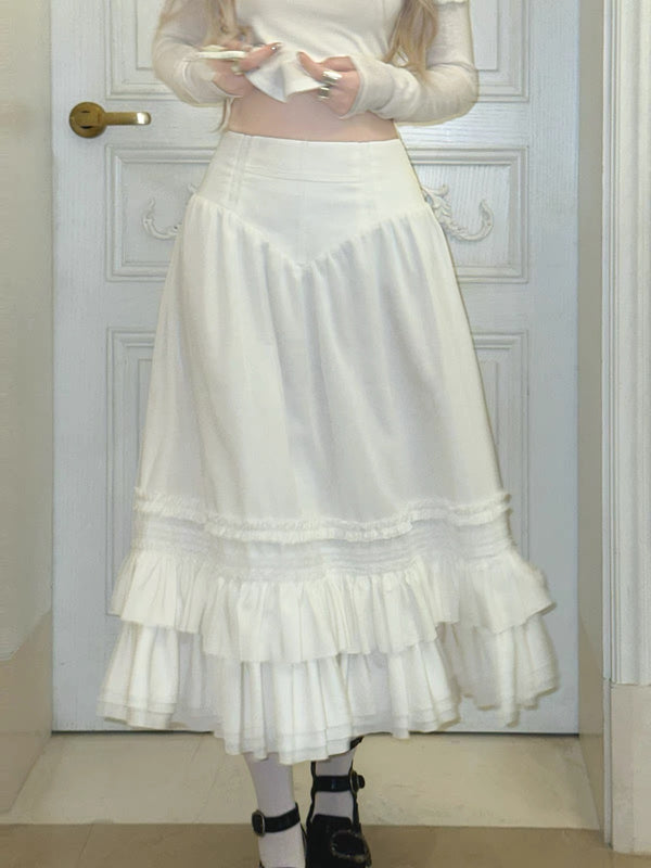 KittenClaw Dream Nocturne Lyocell and Linen Blend Moonlight Skirt