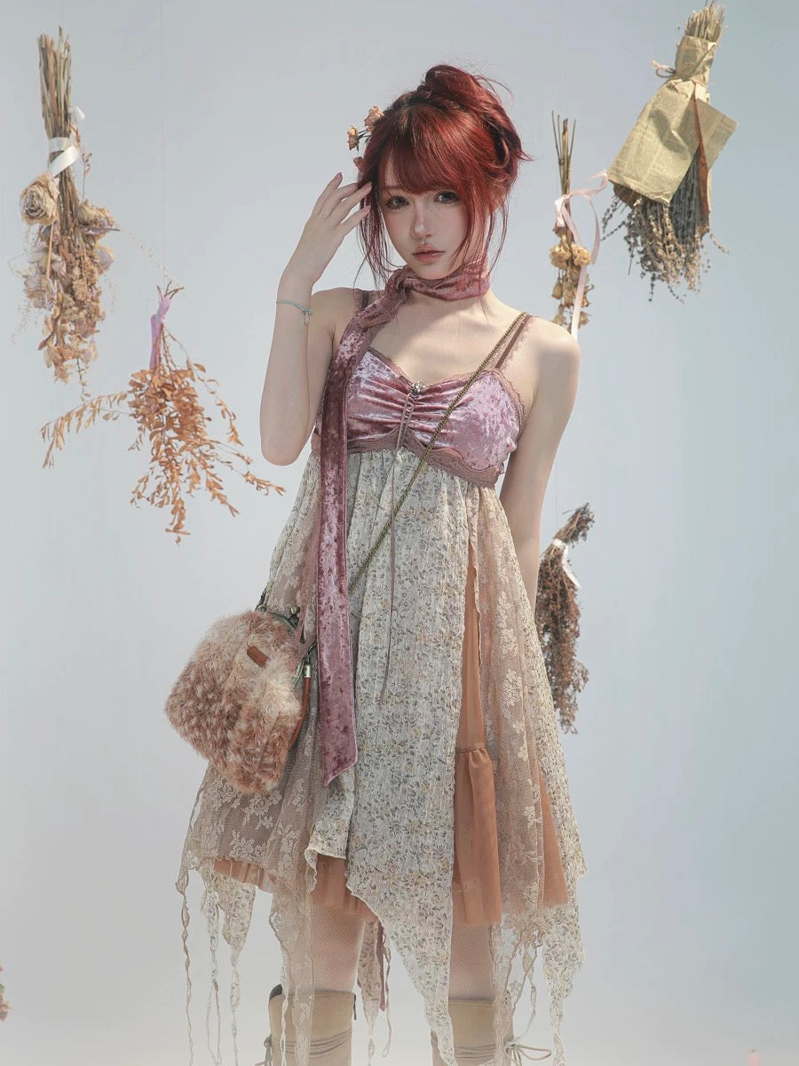 Get trendy with [Rose Island] Fairy Spirit Floral Dress -  available at Peiliee Shop. Grab yours for $55 today!