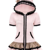 BunnyBite Gyaru Kitty Ear Hoodie Dress