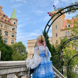 [August Unicorn] Klein Blue Dreamy Outer Dress