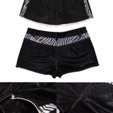 Evil Tooth Zebra Agejo Gal Mini Skirt