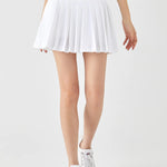 Get trendy with [Rexing x Peiliee Sport] Tennis Girl Seamless High-Waisted Pleated Skirt with Built-in Shorts -  available at Peiliee Shop. Grab yours for $36 today!