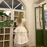 Get trendy with [August Unicorn] Wedding Birthday Cake Dress - Dresses available at Peiliee Shop. Grab yours for $268 today!