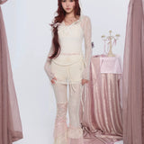 [Rose Island] Rosy Loveletter Lace Summer Cardigan