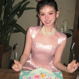 Fa Sogno Ballet Heart Low Back Mini Dress