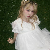 [August Unicron] Angel’s Twinkle Kiss Handmade Sleeveless Dress