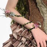 [Blood Supply] Forest Spirit • Flower Fairy Floral Arm Band Bracelet