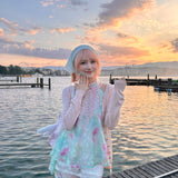 Rose Island Rose Mojitos Floral Tank Top