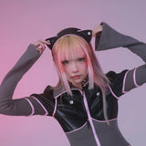Get trendy with [Evil tooth]Mechanical Cat Ears Leather Headband - Headband available at Peiliee Shop. Grab yours for $27 today!