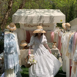 Customized Sewing Diary Handmade Whispering Meadow Cotton Dress