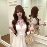Leonie Girl Leonie Girl Lace Dream Peter Pan Collar Mini Dress