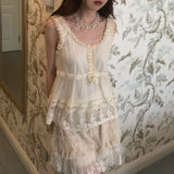 Rose Candy Summer Rose Cottage Princess Lace Cami and Mini Shawl Set