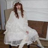 August Unicorn Edwardian Fairy Doll Silk Cotton Dress