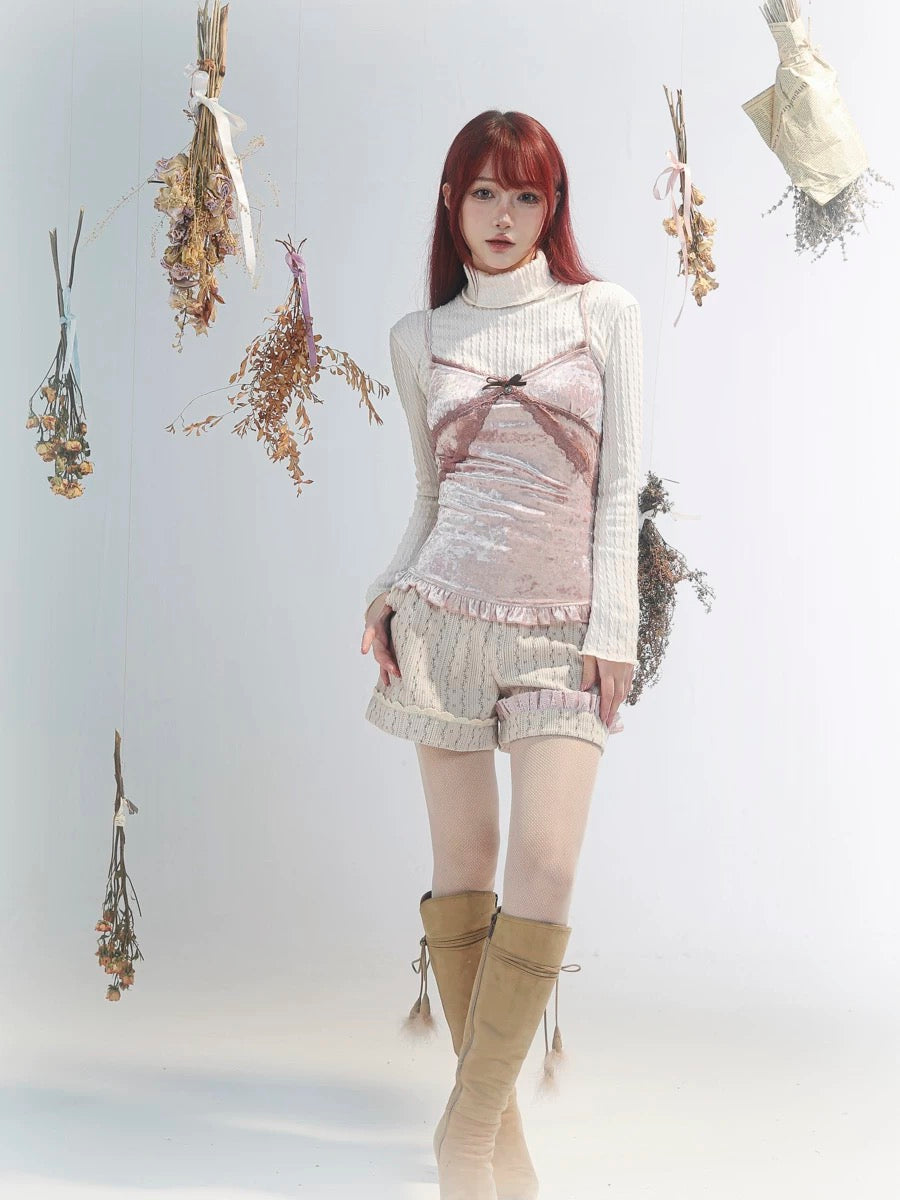 Get trendy with [Rose Island] Fairy Spirit Velvet Tank Linen Top -  available at Peiliee Shop. Grab yours for $26 today!